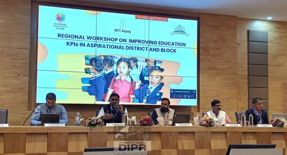 Thavaseelan moderated the second technical session held at Itanagar, Arunachal Pradesh on December 3.